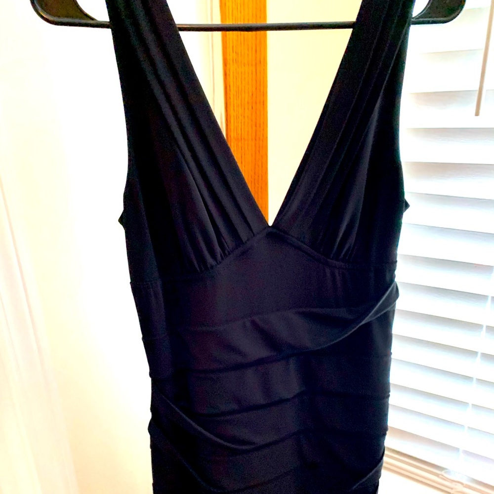 BCBG black cocktail dress